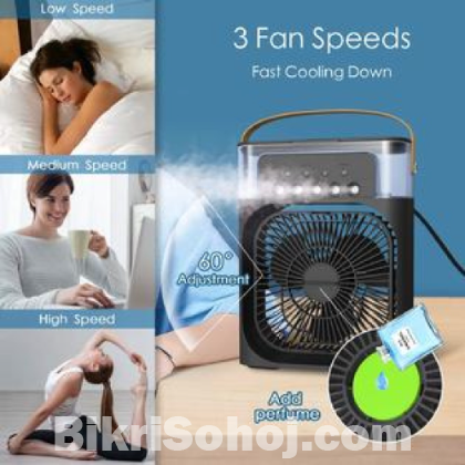 Mini Rechargeable fan and light